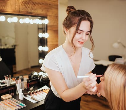 Makeup application